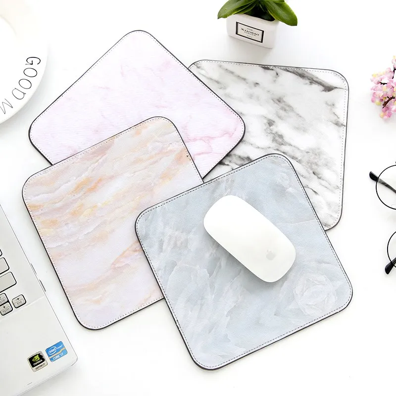 XGZ Marble Pattern Fashion Mouse Pad Gaming Mouse Accessories Office Desk Pad Mat for Laptop Gamer Gear Small Mousepad D.va
