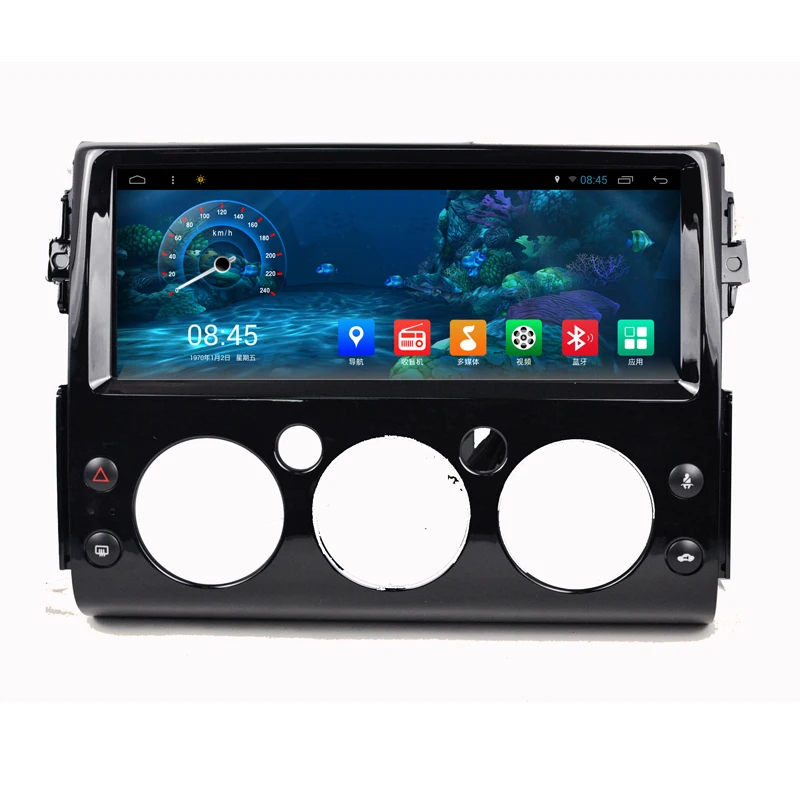 Perfect NAVITOPIA 12.3inch 2G RAM 32G ROM Octa Core Android 8.1 Car GPS Navigation for Toyota Land Cruiser FJ 2007 2008 2009-2017 3