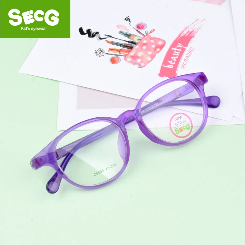 US $22.00 Secg Lovely Kids Glasses Frame Children Girl Boy Soft Silica Glasses Leg Myopia Eyeglass Frame Optical Eyewear Eyeglasses Frame