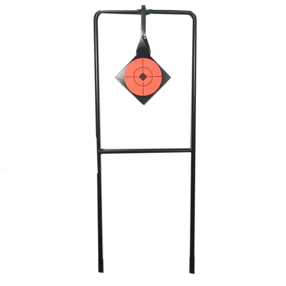 

Tactical bull's eye target airsoft paintball Metallic single Square spinner target for .22 air rifle thickness 6mm