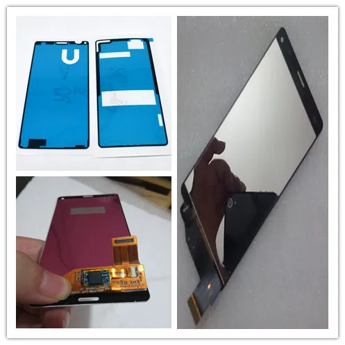 Cena JIEYER 4.6 inch dla Sony Xperia Z3 Mini Compact D5803 D5833 wyświetlacz LCD z ekranem dotykowym Digitizer komplet + klej