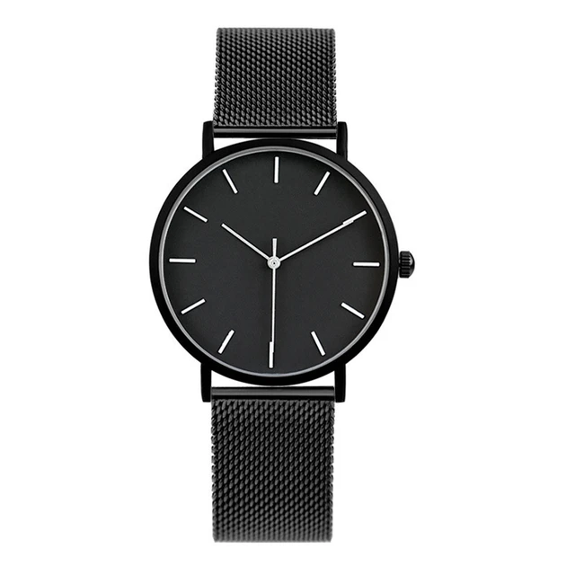 Dropshiping Men Women Fashion Stainless Steel Strap Analog Quartz Wrist Watch Lu Dropshiping Men Women Fashion Stainless Steel Strap Analog Quartz Wrist Watch Lu