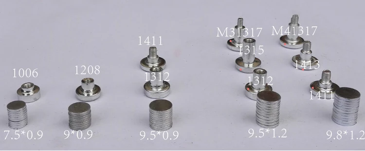 100 шт. магнит винты Магнитная Колонка 1317 внешних зуб M3 Светодиодный модуль для внутреннего p2, p2.5, P3, p4, p5, p6, p7.62, P8, P10