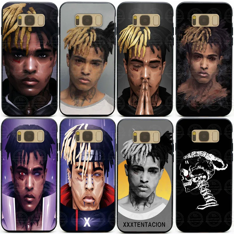 Hip Hop Rapper XXXTentacion Case Cover PC Hard Tpu Rubber For Samsung Galaxy S5 S6 S7 S8 S9 Plus Note 8 J510 Phone |