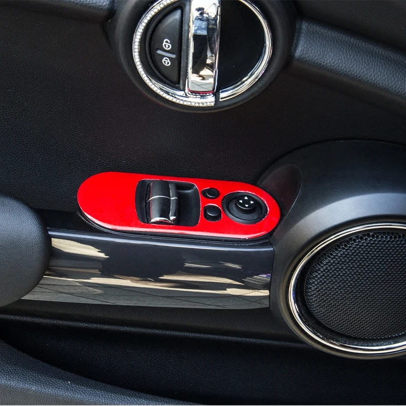 Наклейки на панель подъемника для Mini Cooper F55 F56 F57 14 + Стайлинг автомобиля