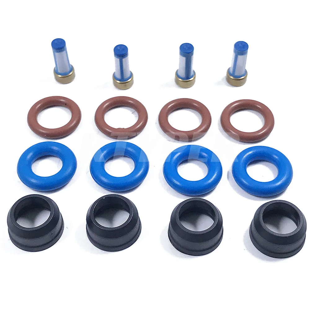 4Sets 96334808 25166922 25323972 25173828 Fuel Injector Repair Kits for GM Isuzu Forenza Breno 3.2 3.5 V6