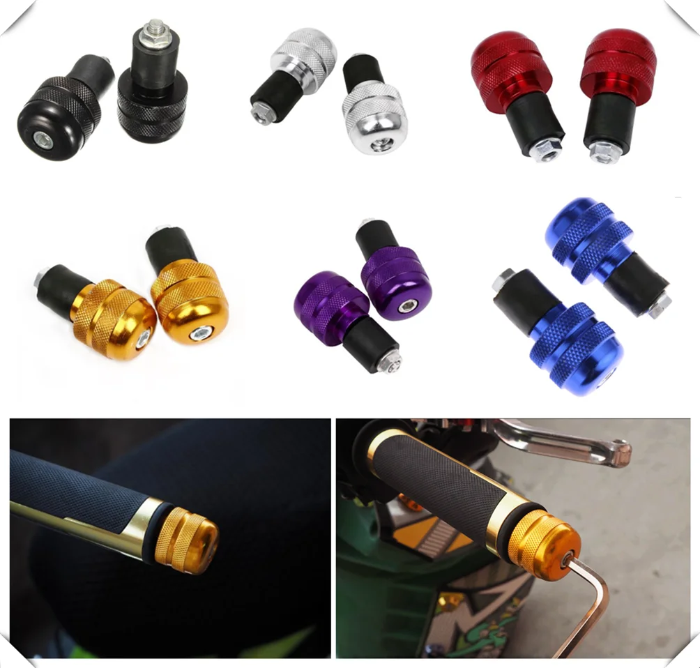 2x Universal Rubber 22mm 7/8" Hand Grips handlebar For Motorcycle Dirt Bike GLF 2x Universal Rubber 22mm 7/8" Hand Grips handlebar For Motorcycle Dirt Bike GLF