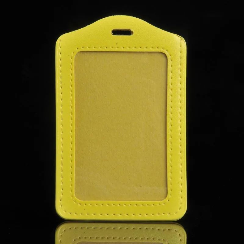 

Name Credit Card Holders Women Men PU Bank Card Neck Strap Card Bus ID holder students kids Identity badge