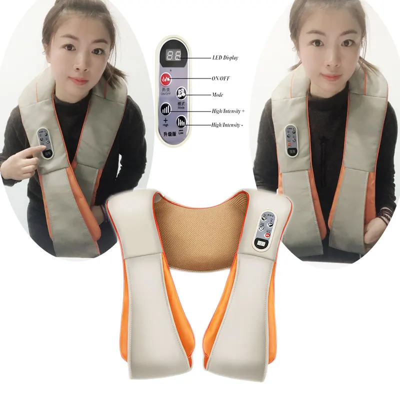 Koop Shiatsu Massager Elektrische Relax Massage Ontspanning Massage Voor Nek Elektrische Back Massager Hals Schouder Lichaam Gezondheidszorg