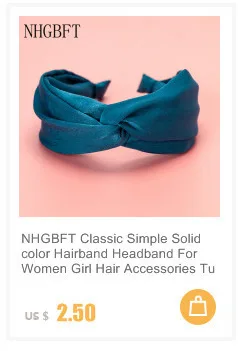 NHGBFT богемный для волос повязка на голову для женщин головные уборы лента для волос аксессуары Прямая поставка