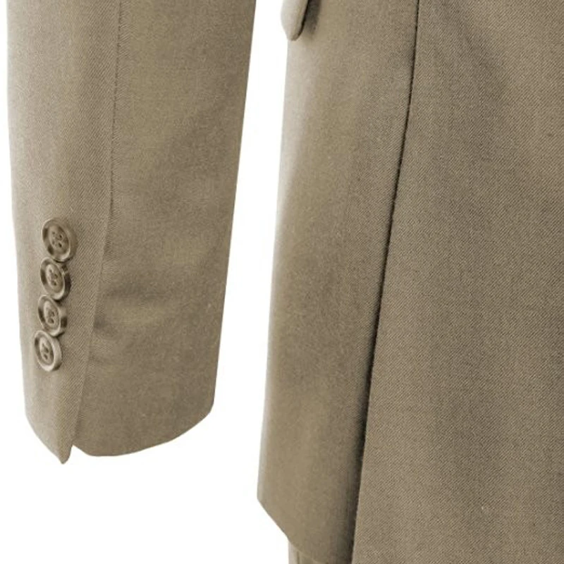 HB018 хаки Для мужчин современные Fit 3-костюм Блейзер Куртка жилет& Мотобрюки Пользовательские сделать на заказ для мужской костюм(пальто+ Штаны+ жилет