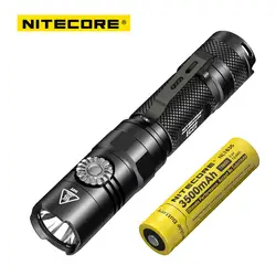 2018 новый Nitecore ec22 CREE XP-L HD V6 светодиодный 1000 люмен бесступенчатое Яркость фонарик с батареей