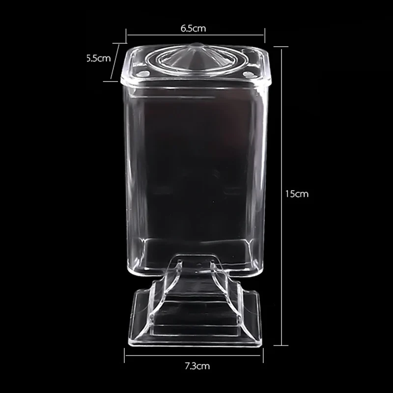 

Hot Sale Nail Art Makeup Cotton Pads Wraps Acrylic Holder Storage Case Box