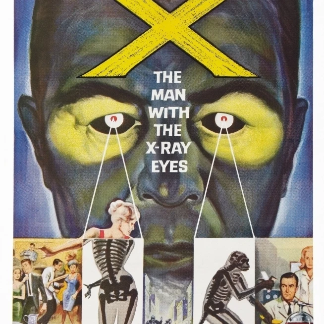 The Man With The X-Ray Eyes (Aka X-The Man With The X-Ray Eyes) Us Poster Art 1963 Movie Poster Masterprint (24 x 36)