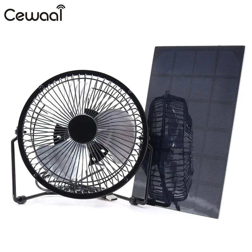 

Universal Solar Panel Energy Solar Panel 6V Solar Panel 5.2W 6V Waterproof Flexible with 8inch Fans Charging Board