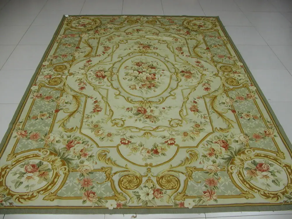 8'x10' Aubusson ковры ручной работы шерстяные ковры aubusson ковры по индивидуальному заказу