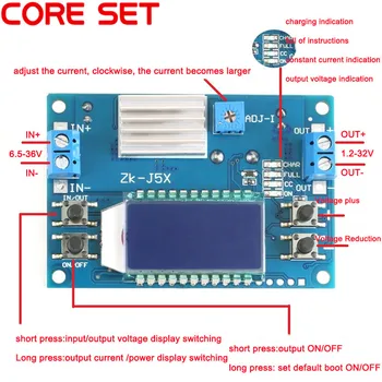 

DC 0-36V 4.5A Constant Voltage Current LCD digital Voltage Current Display Adjustable Buck Step Down Power Supply Module Board