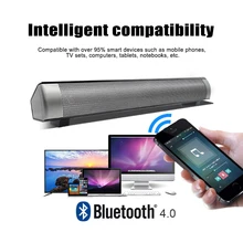 Portable Super Bass Home Theater Soundbar TV Speaker Subwoofer Bluetooth Column 10W Wireless Bluetooth Speaker bluetooth speaker tv soundbar 4 driver home theater stereo heavy bass tf card n s09 wall mounted speaker smart home soundbar new