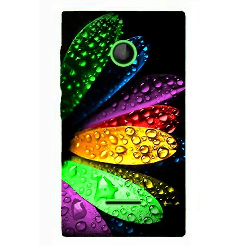 Оригинальный чехол для Microsoft Lumia 435 Dual SIM модный принт листья Прекрасный жесткий
