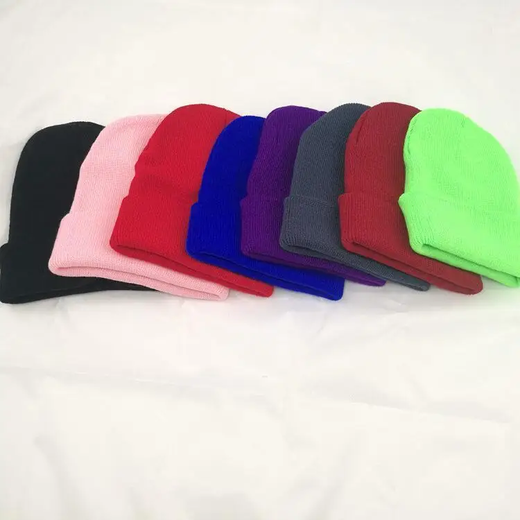 Женская шапка, унисекс, хлопок, одноцветная, теплая, мягкая, хит, в стиле хип-хоп, женские вязаные зимние шапки для мужчин и женщин, шапки Skullies Beanies