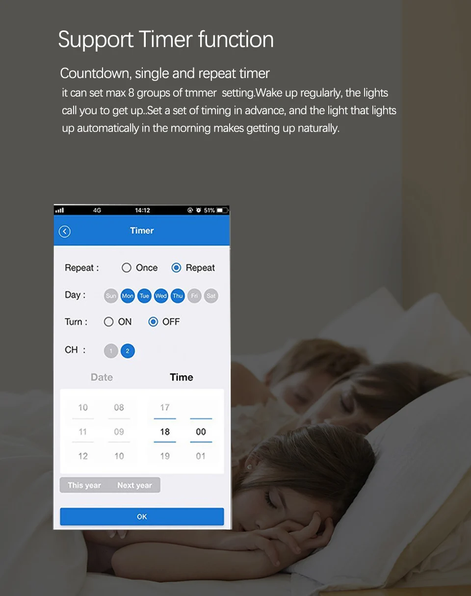 timmer function wif switch