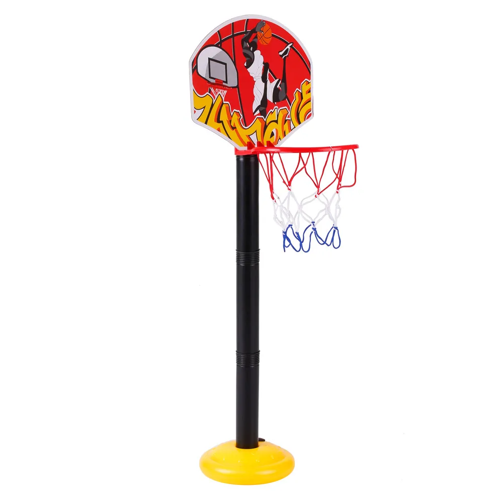 Children's Toys Basketball Hoop Stand Toy Set Adjustable 49.5 to 109cm