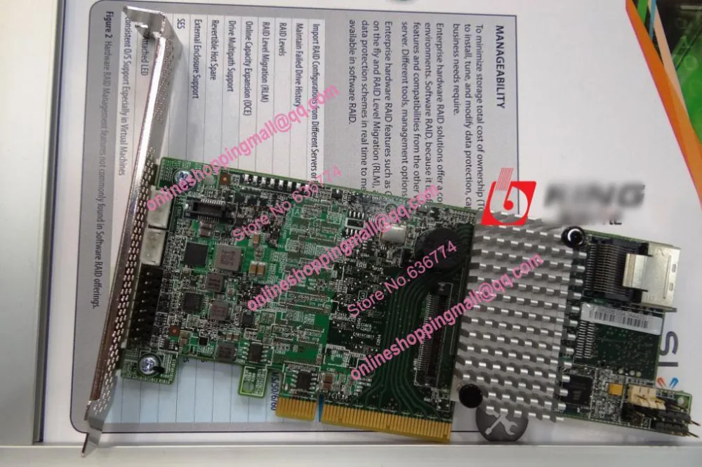 

M-egaraid 9266-4i dual-core array card 6gb raid card boxed