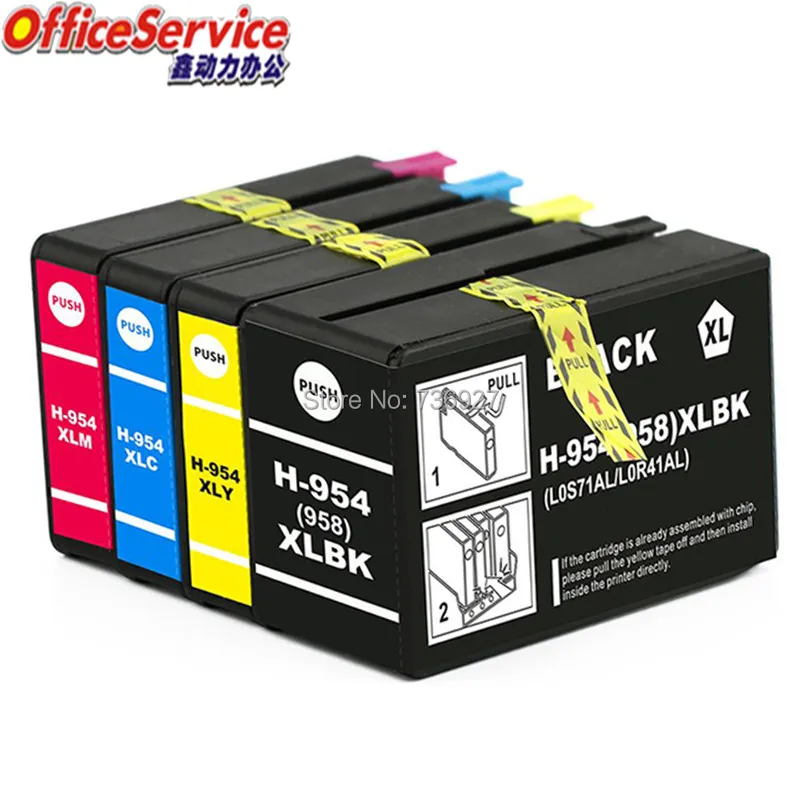 Compatible Ink Cartridge For HP954 954xl ,suit for Officejet Pro 7740 8210 8710 8715 8716 8720