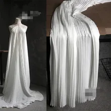 45 см* 145 см/шт. Плиссированное мягкое Плиссированное шифоновое платье средней длины дизайнерская ткань креативный Сделай Сам органная плиссированная ткань для одежды