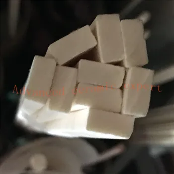 

99.5%Al2O3 High Thermal Corundum Rod 9.6*5.5/Alumina Rod/Square Solid Rod/Ceramic Shaft/Insulating Ceramic Rod