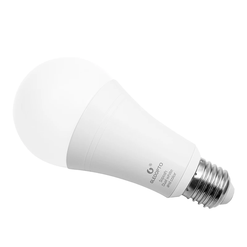 ZIGBEE 3.0 ZLL LED 12W RGB+CCT bulb AC100-240V rgb and dual white e27 e26 dimmer LED bulb dimmable lamp RGBW/RGBWW work alexa