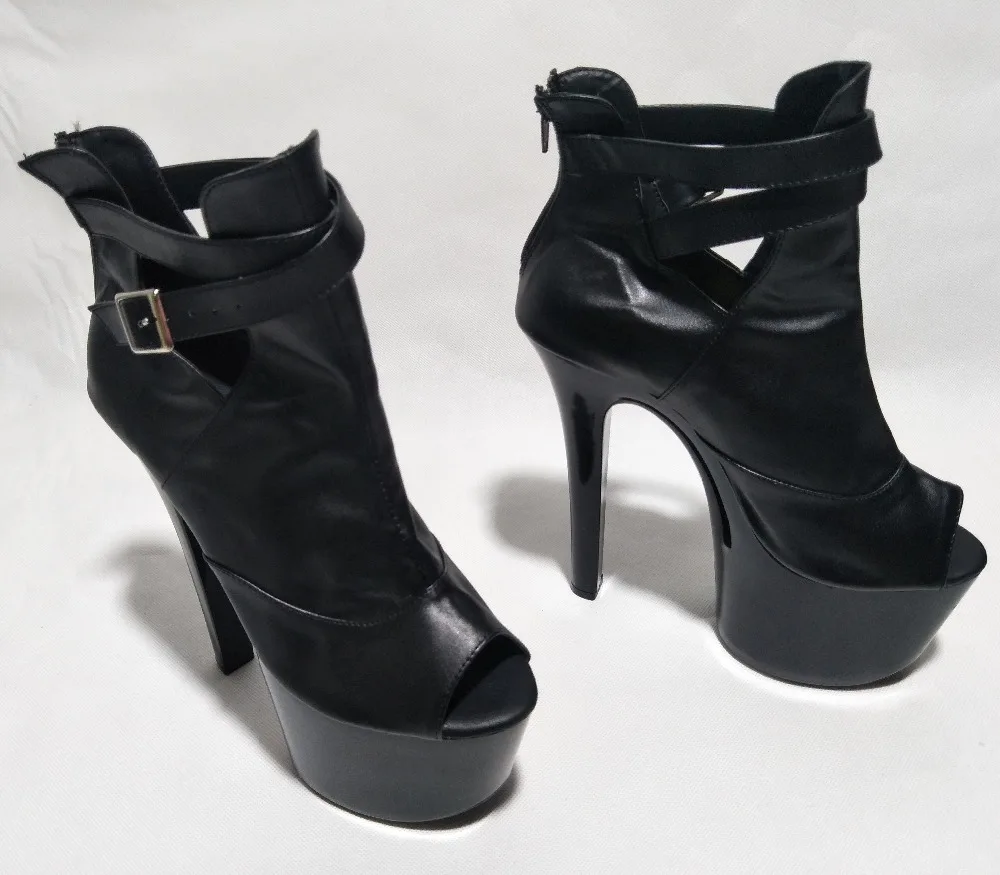 New 17cm high heels, sexy Roman gladiator shoes, stylish female motorcycle pumps