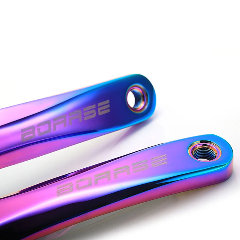 Aluminum Alloy Mountain Bike Color Crank Bicycle Sprocket Crankset Left and Right Crank MTB Bike Accessories 104BCD 170mm