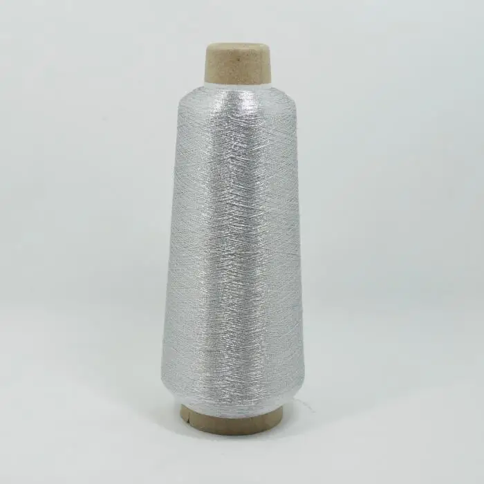 

Silver Color 5000M 125g Metallic Embroidery Thread