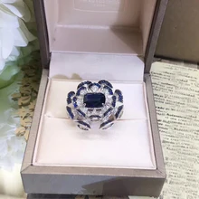 Diseñador de la Joyería De Moda De Cobre 3A Cubic Zirconia Anillo Del Partido
