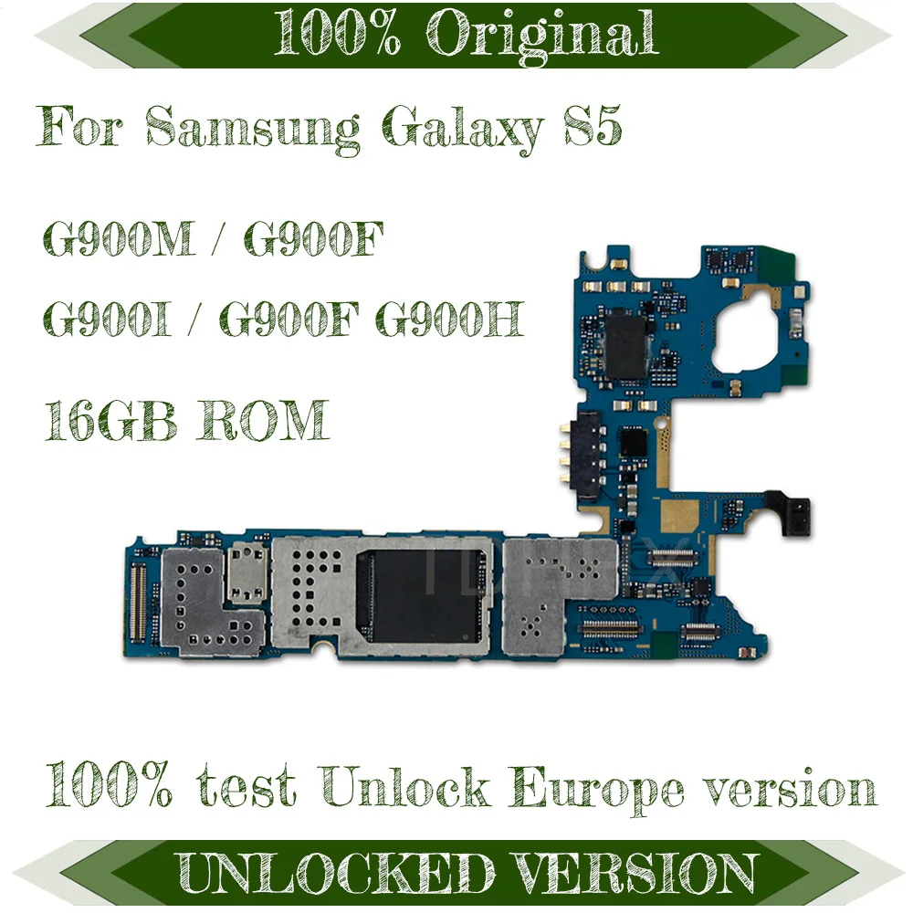 

Europe version original mainboard for Samsung Galaxy s5 G900F Motherboard Android logic board G900M G900I / G900F / G900H