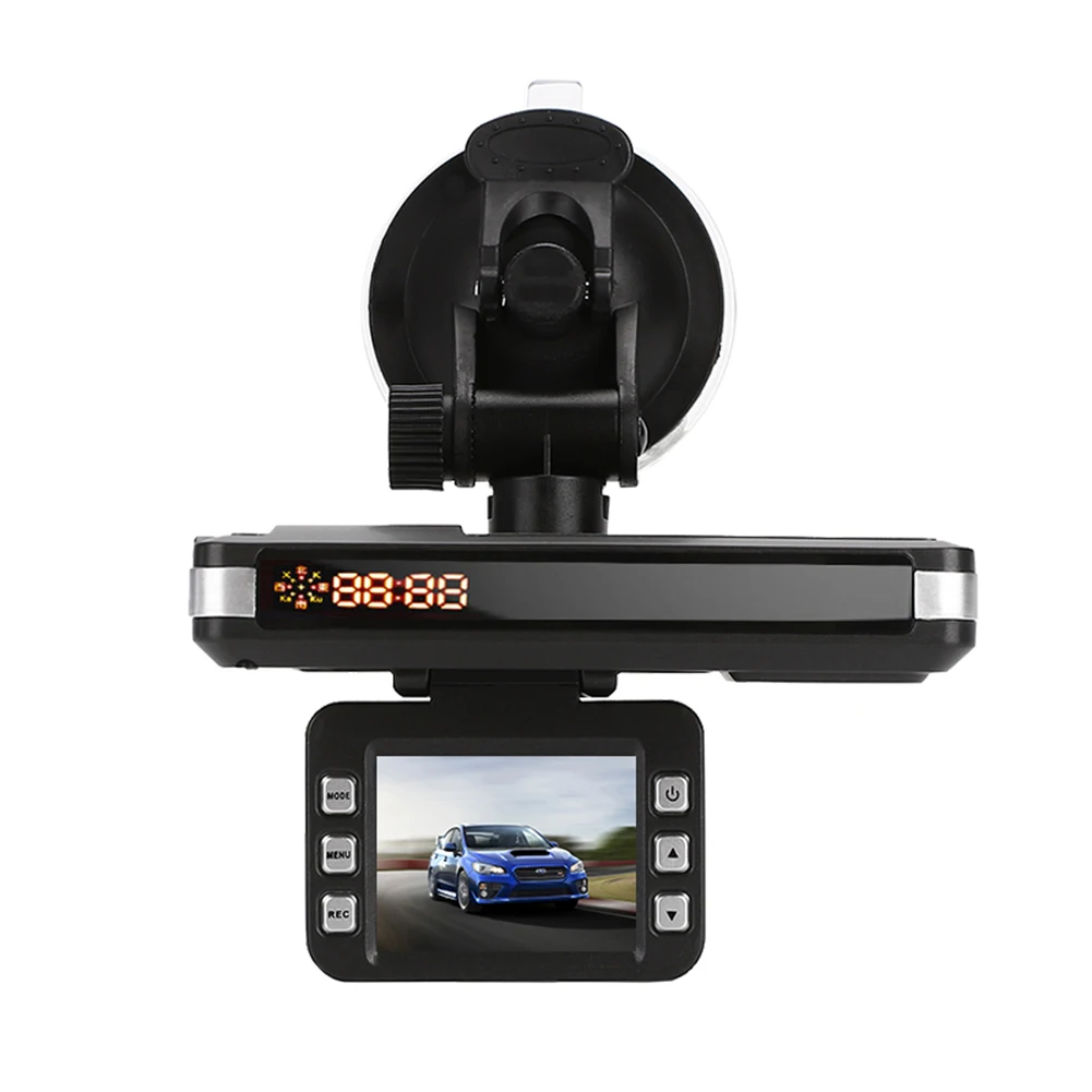 

2 in 1 Driving Recorder + Radar Speed Warning Voice Alert Warning Night Vision Dash Cam DVR Recorder