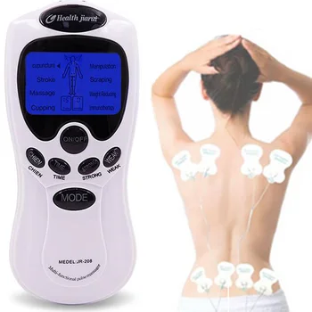 

8 Pads Electric herald Tens Acupuncture Body Muscle Massager Digital Therapy Machine For Back Neck Foot Leg Health Care