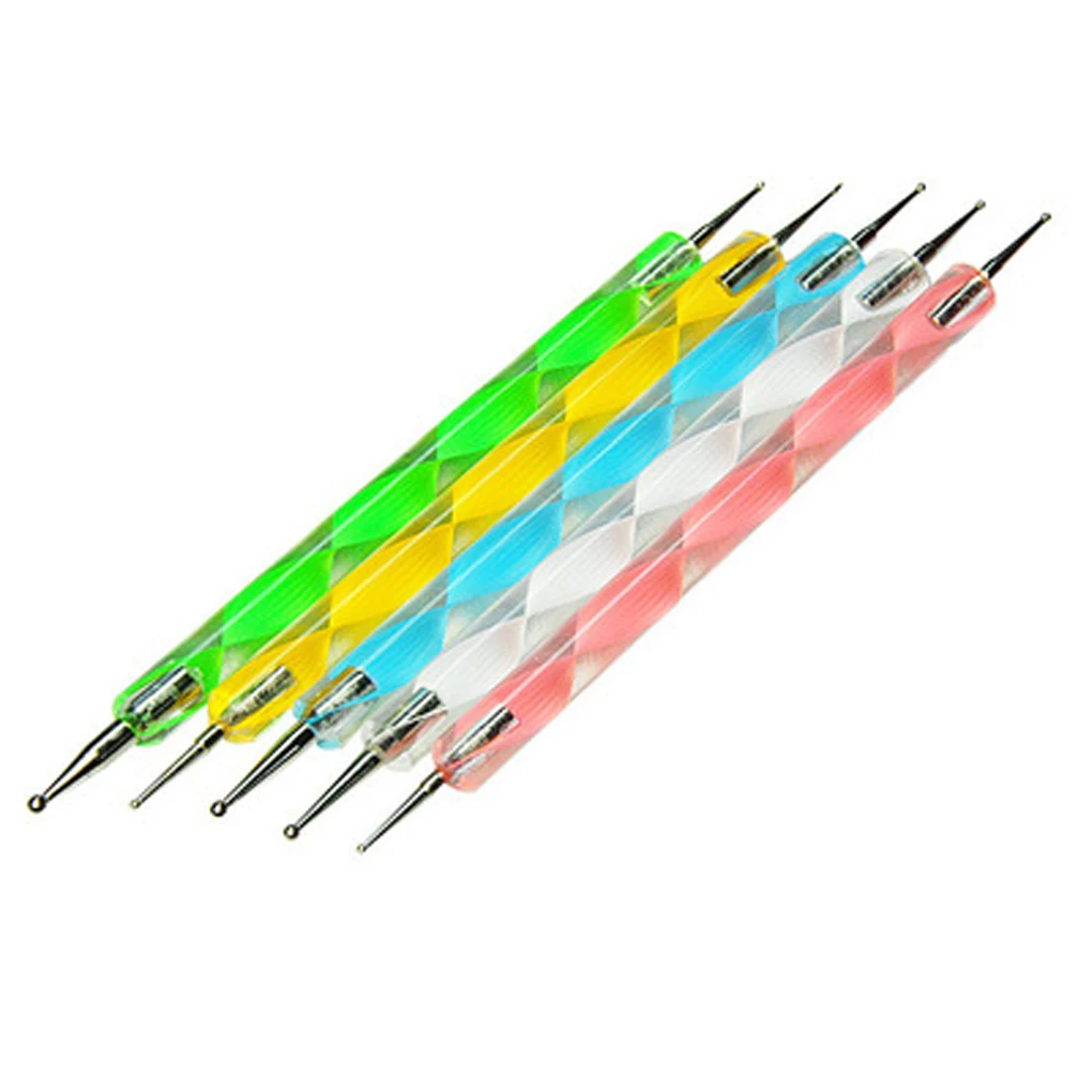 2 way Dotting Painting Pen Tool Nail Art Dot Dotting Tool Nail Care
