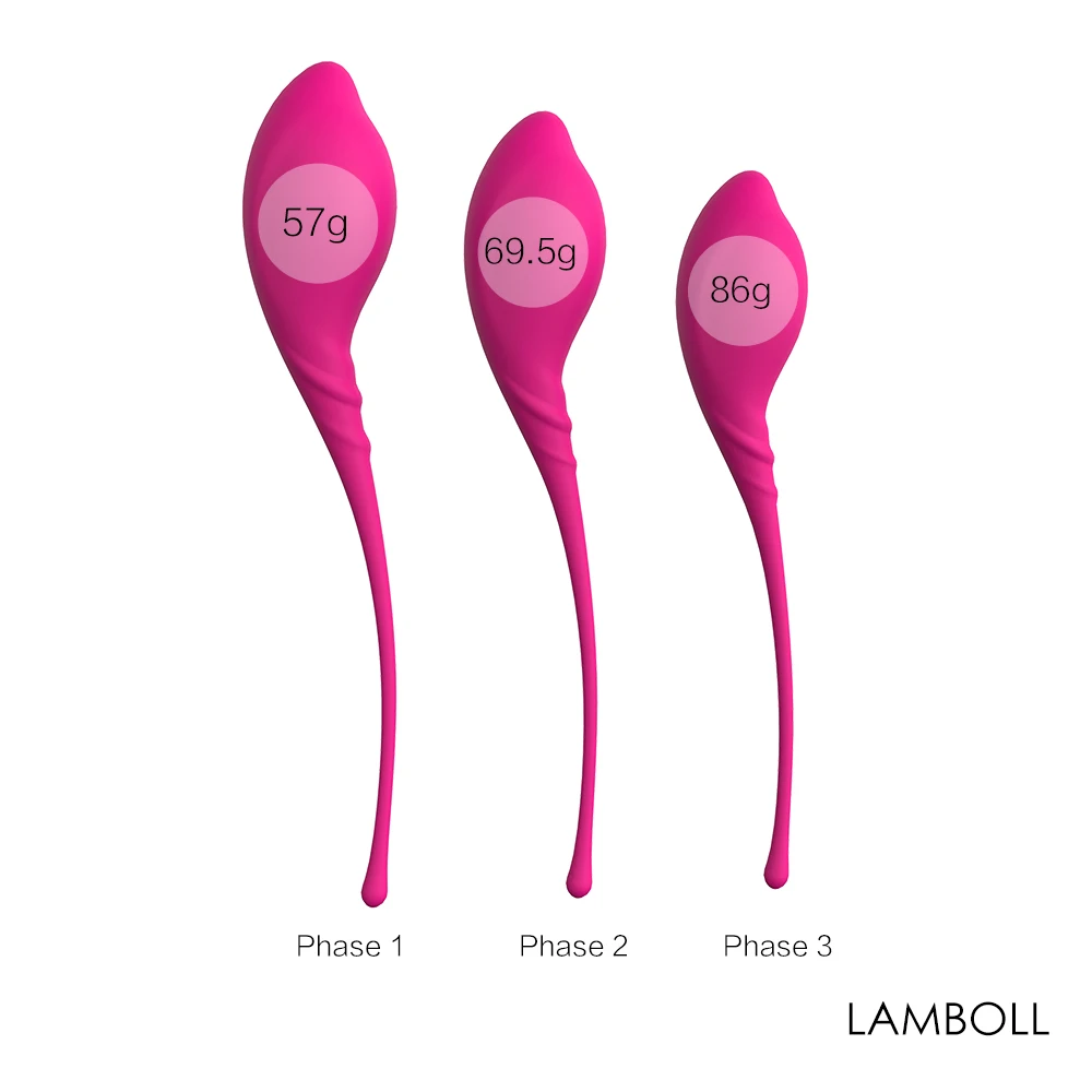 Silicone Kegel Balls Vagina ExcerciserSmart Love Ball for Vaginal Tight Exercise Machine Ben Wa Balls of Sex Toys for Women