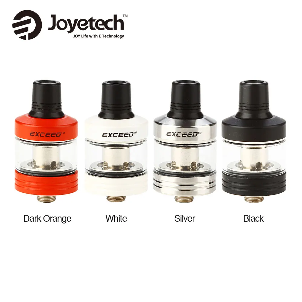 

Original Joyetech Exceed D22C Atomizer 2ml Capacity Tank W/ 3.5ml Spare Glass Tube Top Filling E Cig Tank for Exceed BOX Battery