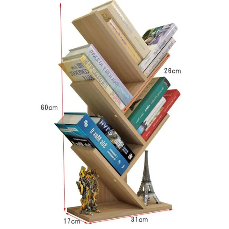 60 31 17cm Modern Desktop Bookshelf Four Layer Office Bookcase Wood 60 31 17cm Modern Desktop Bookshelf Four Layer Office Bookcase Wood Children Bedroom Bookrack