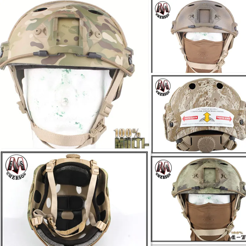 Taktische schutzhelm Base Jump Helm EMERSON FAST Helm PJ TYPE Multicam DD ATFG Navy Seal Mandrake EM5668