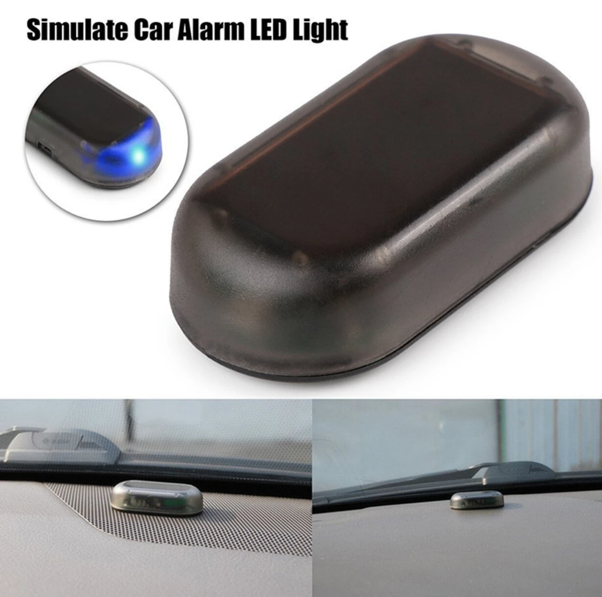 

Car Fake Solar Power Alarm Lamp for Ford Explorer EXPEDITION EVOS START C-MAX S-MAX B-MAX EDGE Everest
