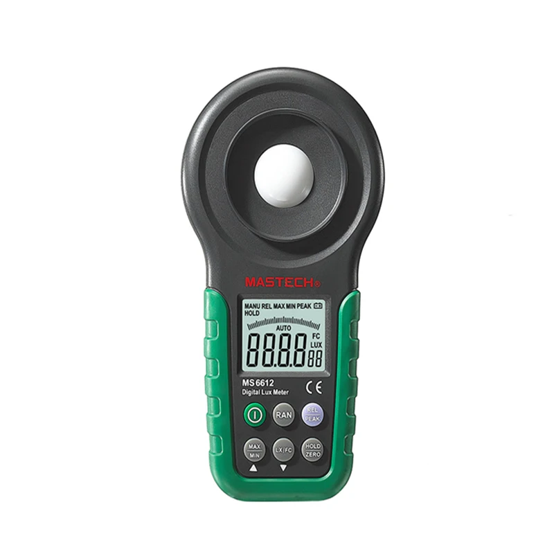 Высокое качество Профессиональный MS6612 цифровой измеритель освещенности ручной фотометр лампы светодиодный свет Портативный LUX тестер инструмент