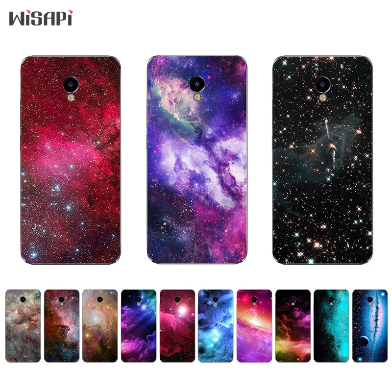 

For Meizu M6 Note MX5 MX6 Silicone Phone Case for Meizu M2 Mini Cover Thin for Meilan M3E Metal TPU Shell Shining Star Pattern