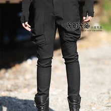 27-44 Новинка мужская одежда мода GD dj стилист волос личности обтягивающие брюки танец плюс размер певица костюмы