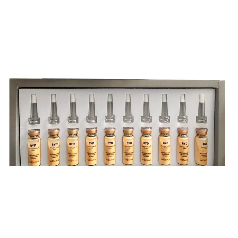 

HTHL-10 Bottles 5Ml Bb Glow Bb Cream White Brightening Serum Natural Nude Make Up Foundation Microneedle Treatment System
