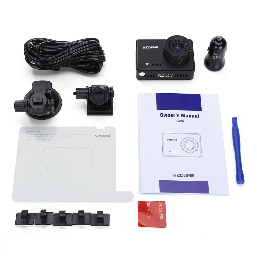 AZDOME M08 FHD 1080 P sony IMX323 150 градусов Wifi Автомобильный видеорегистратор