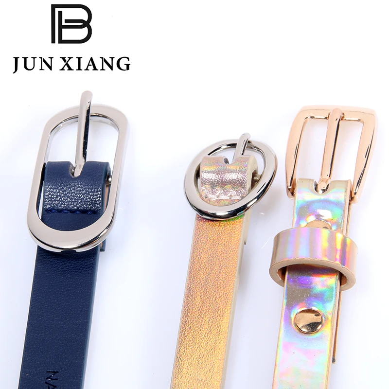 Fashion Adult Women's Metal Alloy Buckle PU Leather Female Belts for